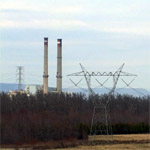 TVA coal plant and powerline