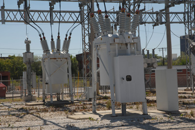 power transformer substation