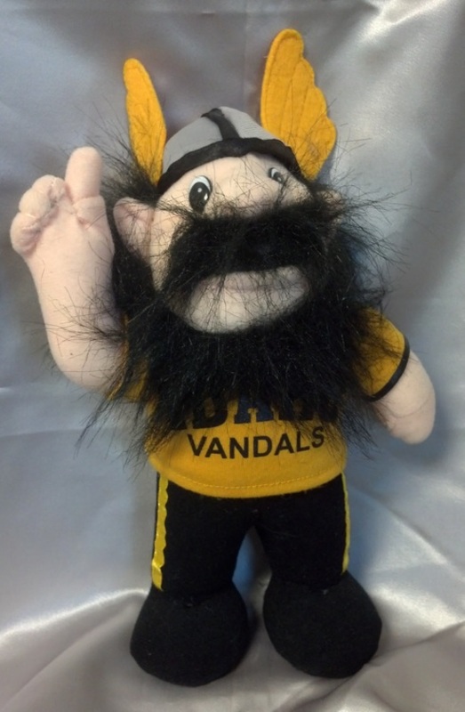 Joe Vandal mascot plushy