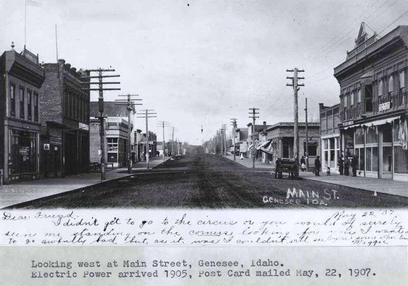 Main Street in Genesee, Idaho [1]