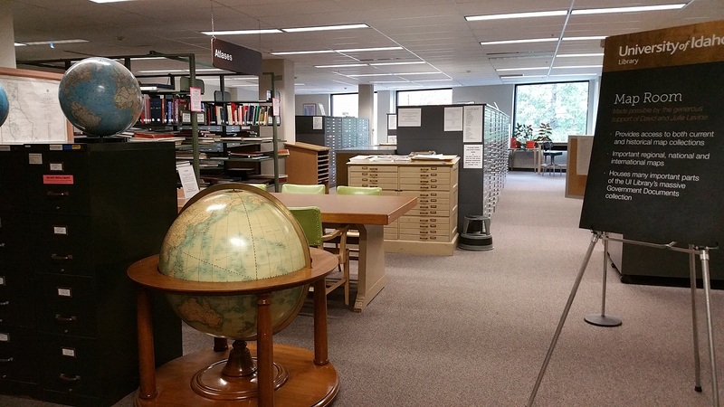 Library map room, first floor