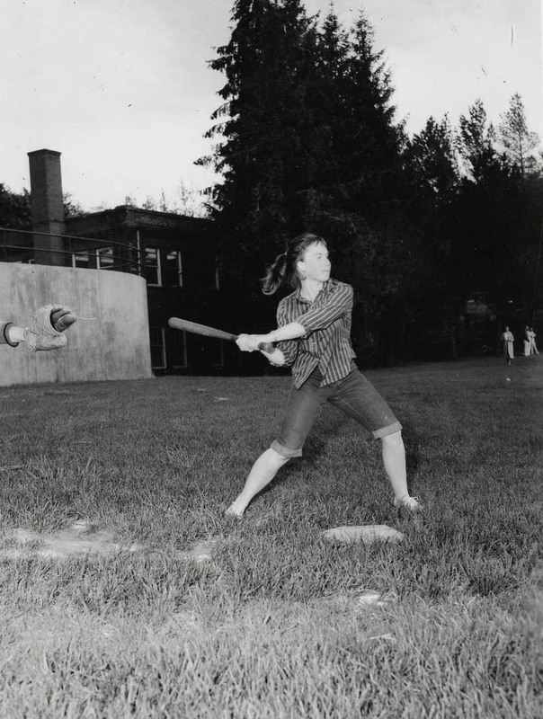 view of softball game, unknown location
