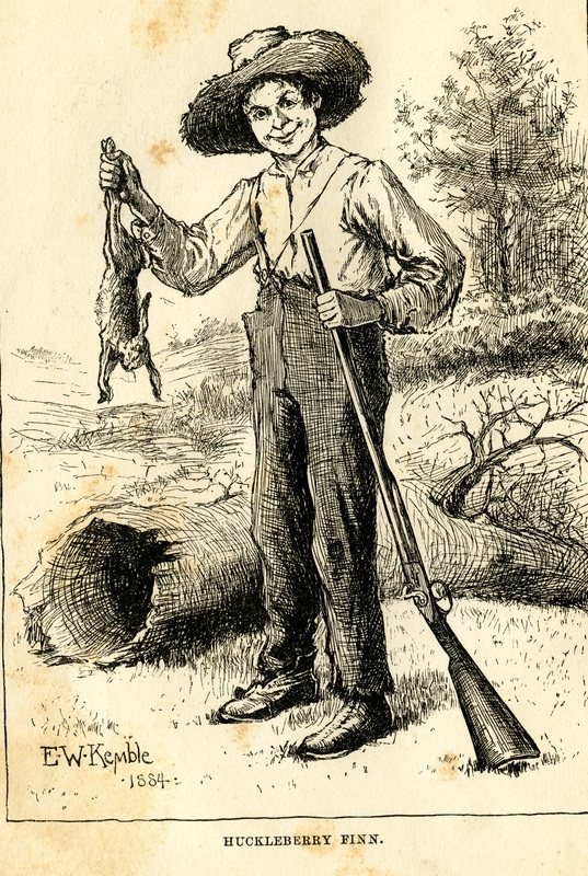 Adventures of Huckleberry Finn illustration