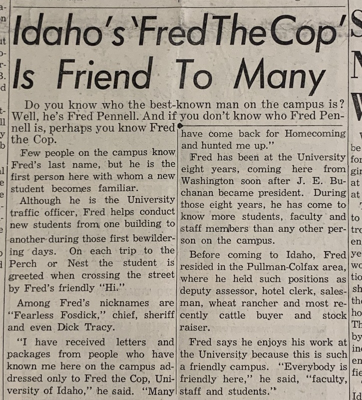 Idaho's 'Fred the Cop' is Friend to Many