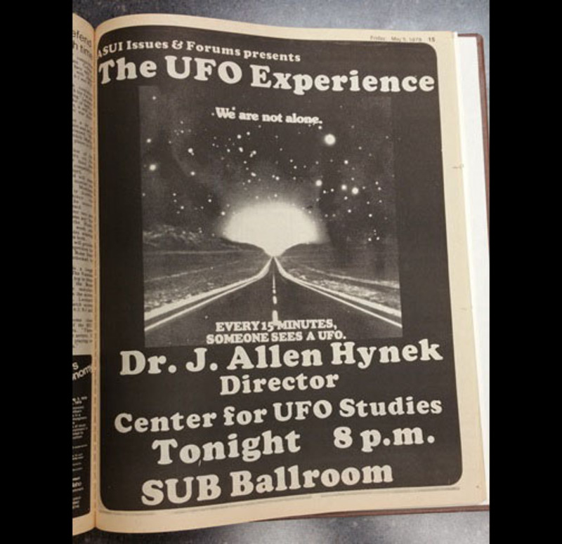 The UFO Experience event advertisement