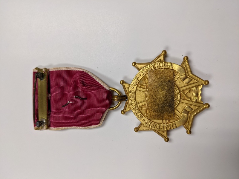Legion of Merit Medal (back)