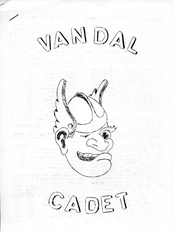 A beardless Joe Vandal as depicted in The Vandal Cadet on December 11, 1961