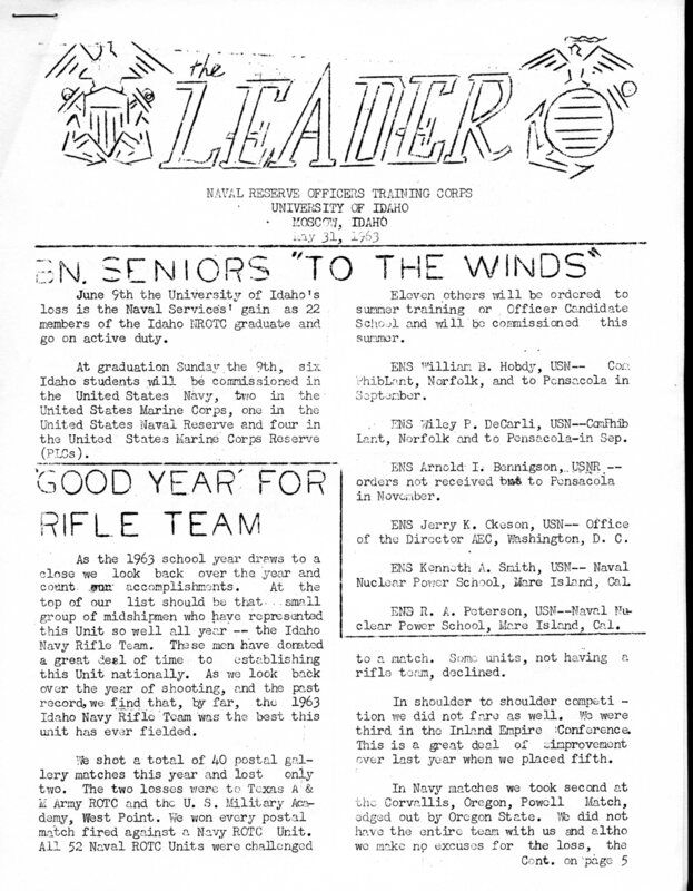An issue of The Leader from May 31, 1963