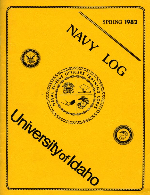The cover of the Navy Log from Spring 1982