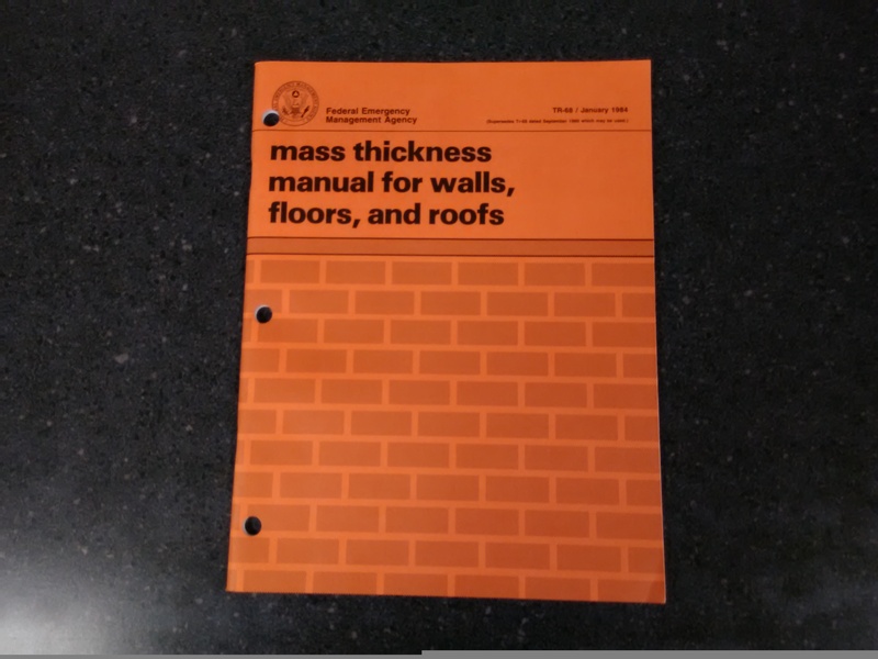 Mass thickness manual for walls, floors, and roofs
