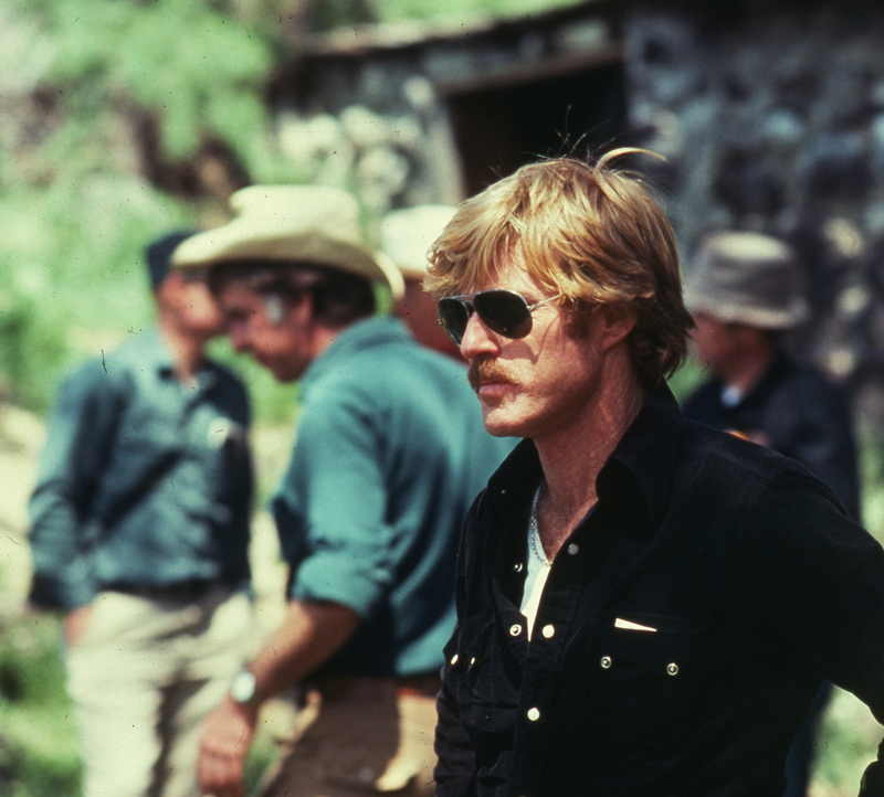 Robert Redford with IRM students.