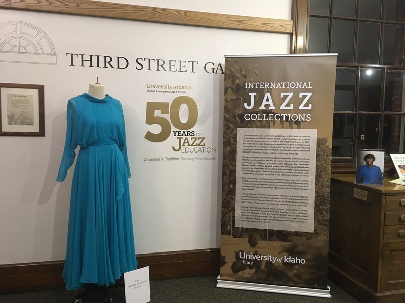 Ella Fitzgerald dress at Jazz Fest reception at Moscow City Hall