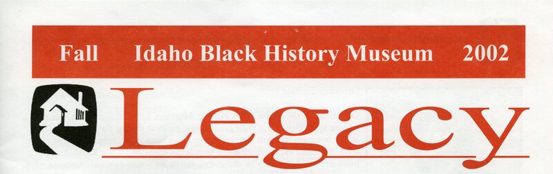 logo from the Idaho Black History Museum "Legacy" newsletter