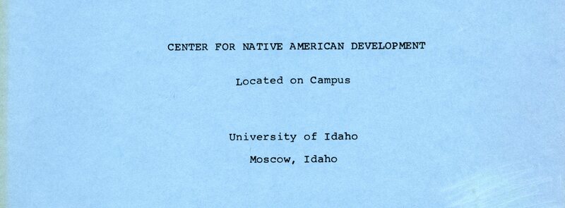 Center for Native American Development