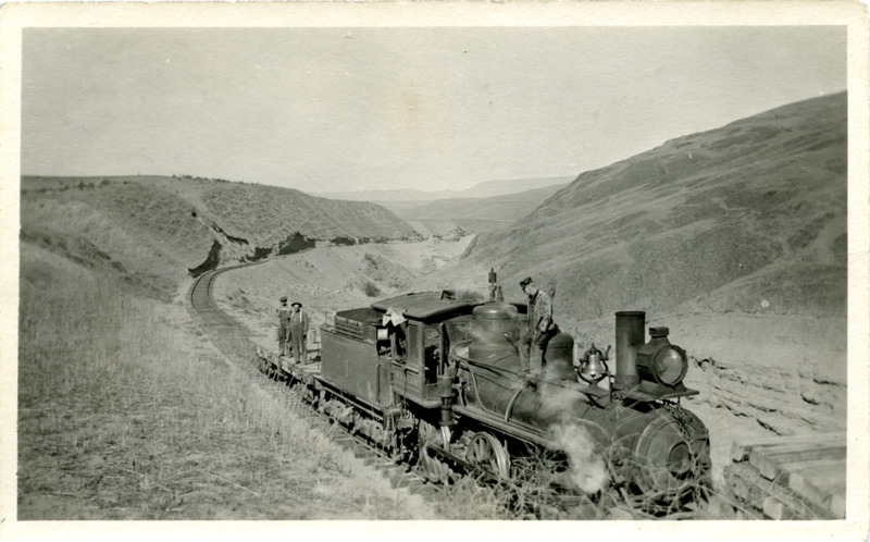 Nez Perce & Idaho locomotive #1 near Tammany, Idaho