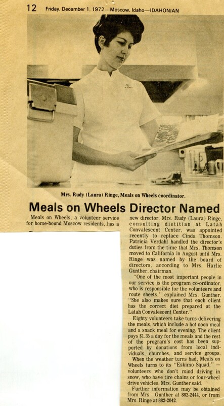 Meals on Wheels Director Named