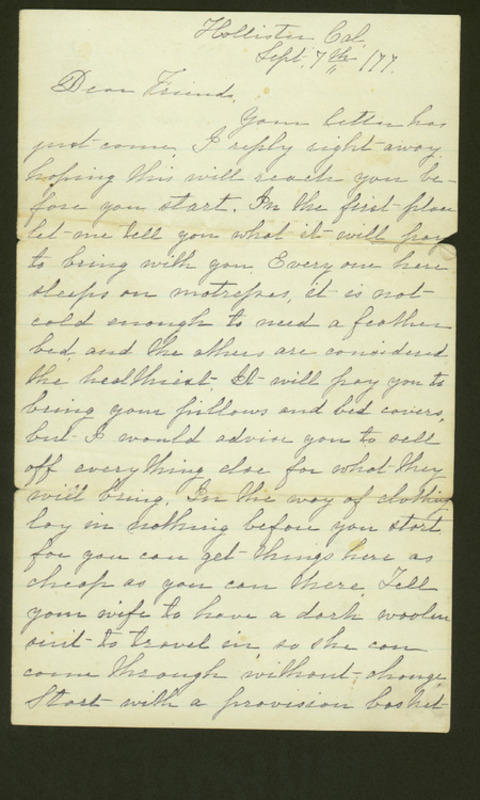 letter from McCroskey to J.H. McCallie