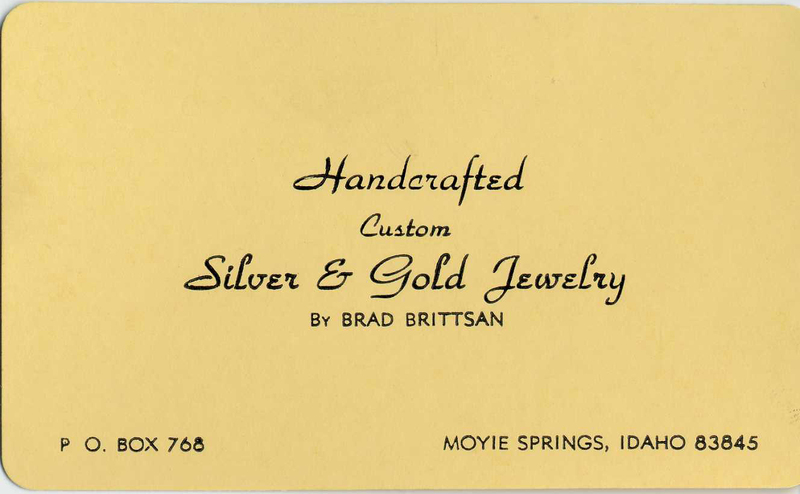 Brad Brittsan's business card.