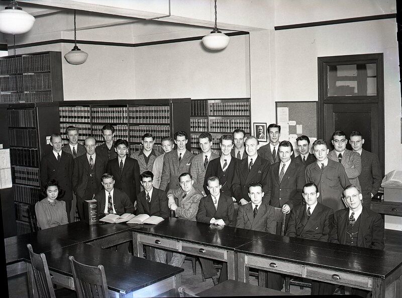 group photo of the Bench and Bar (local honorary legal fraternity)