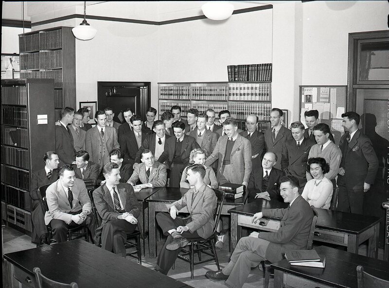 group photo of the Bench and Bar (local honorary legal fraternity)