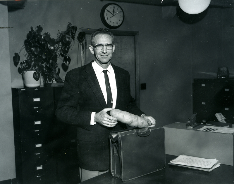 Walter Sparks at the Aberdeen Branch Experiment Station