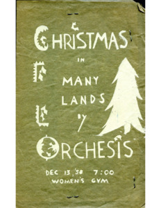 Orchesis Christmas program