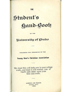 The Students' Hand-Book of the University of Idaho